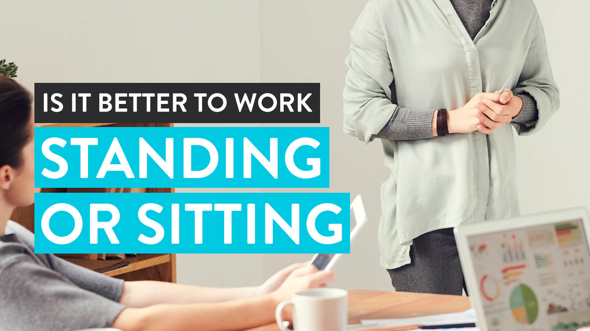 SIT OR STAND WHILE WORKING? OR BOTH? Many people (including myself