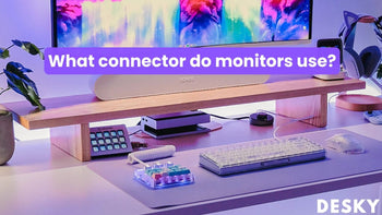 What connector do monitors use?