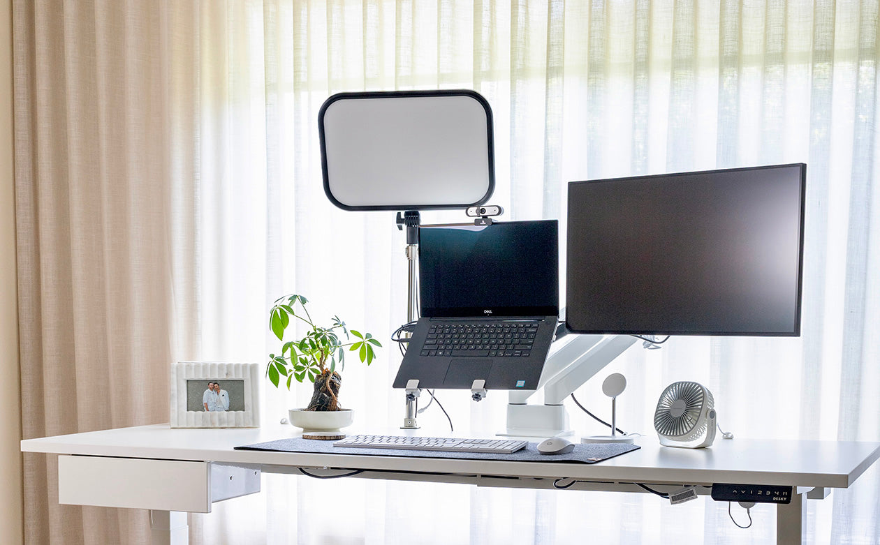 Collabospace Under Desk Cable Management Tray, Cord Hider, Cord Organizer, Cable Organizer, Cable Hider, Cord Management, No Drilling Required - White Cable Manager For Desk