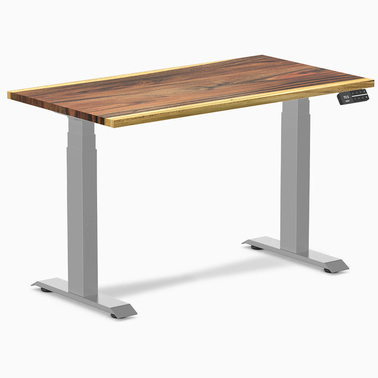 Desky Dual Mini Hardwood Sit Stand Desk