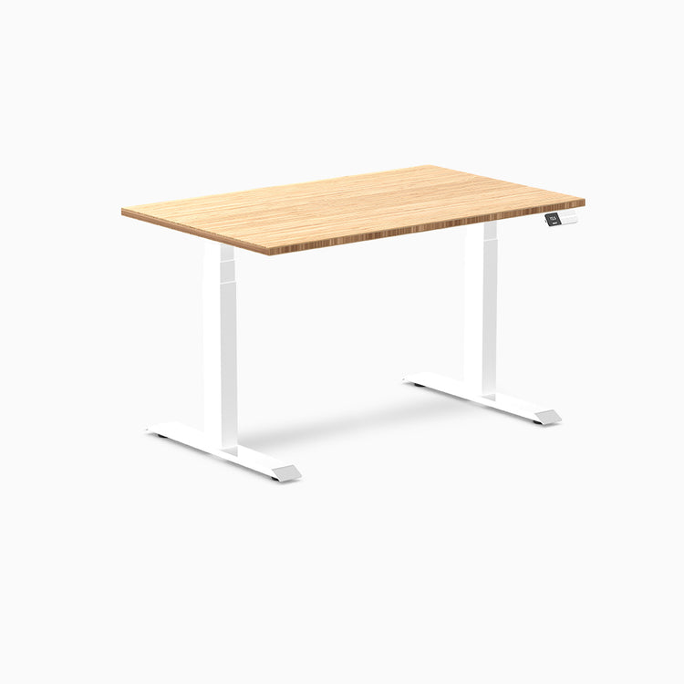 Electric dual bamboo sit stand desk Bamboo - Desky