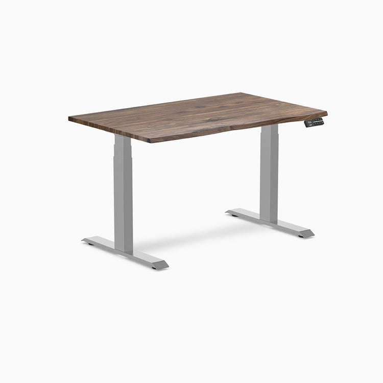 Desky standing desk 1200mm natural walnut hardwood