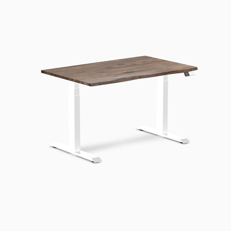 Desky standing desk 1200mm natural walnut hardwood