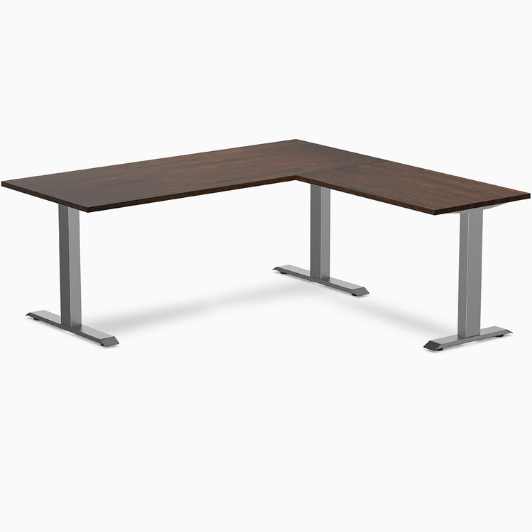 Desky Zero Rubberwood L-Shape Office Desk-Desky® Australia