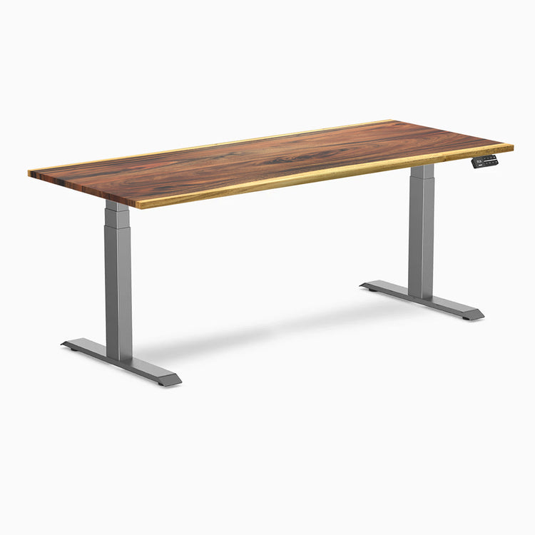 Desky Dual Hardwood Sit Stand Desk-Desky® Australia