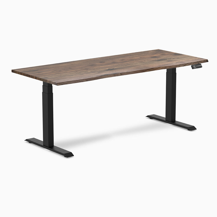 Desky standing desk 1800mm natural walnut hardwood