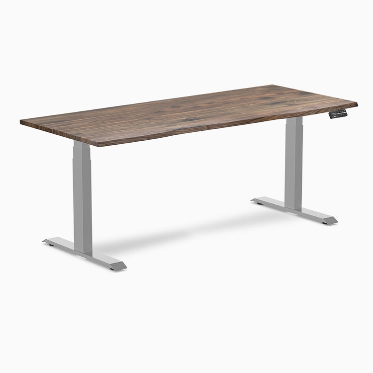 Desky standing desk 1800mm natural walnut hardwood