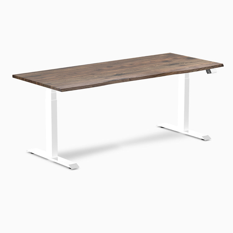 Desky standing desk 1800mm natural walnut hardwood