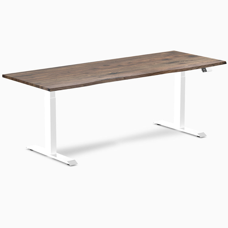 Desky standing desk 2000mm natural walnut hardwood