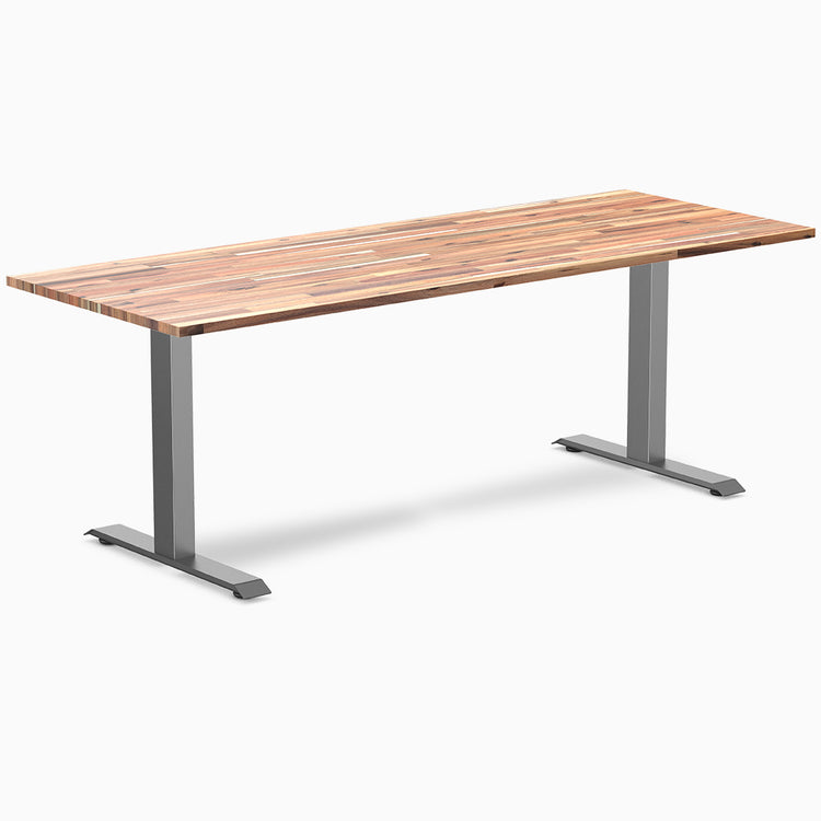 2000mm fixed desky softwood office desk acacia