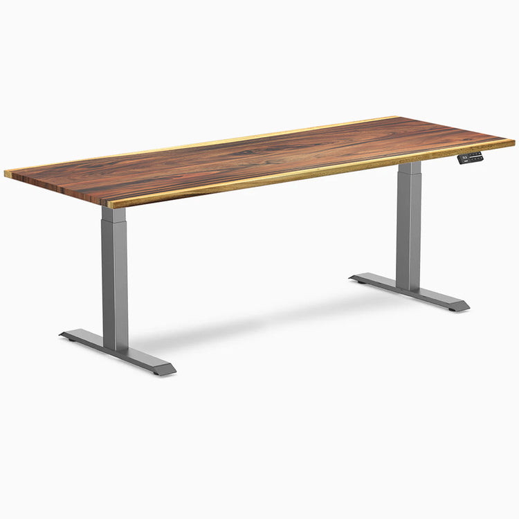 Desky Dual Hardwood Sit Stand Desk-Desky® Australia
