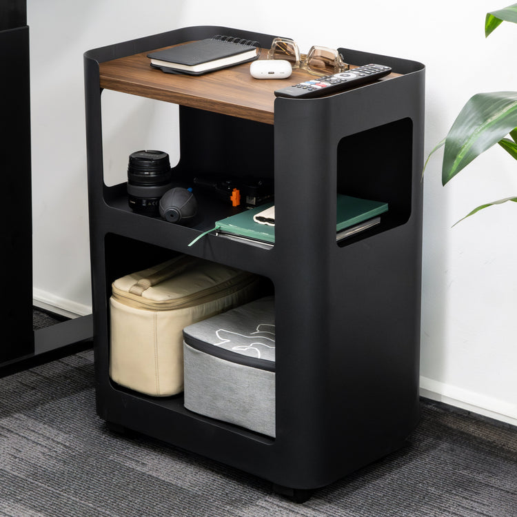 Replacement Minimal Open Mobile Pedestal-Replacement-Desky® Australia-Frame-Black-Desky® Australia