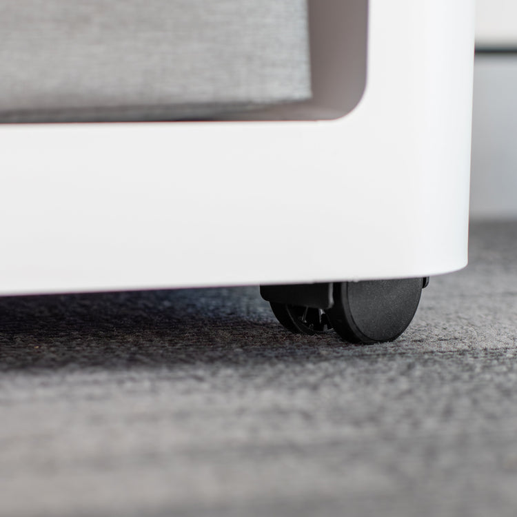 Replacement Minimal Open Mobile Pedestal-Replacement-Desky® Australia-Frame-Black-Desky® Australia