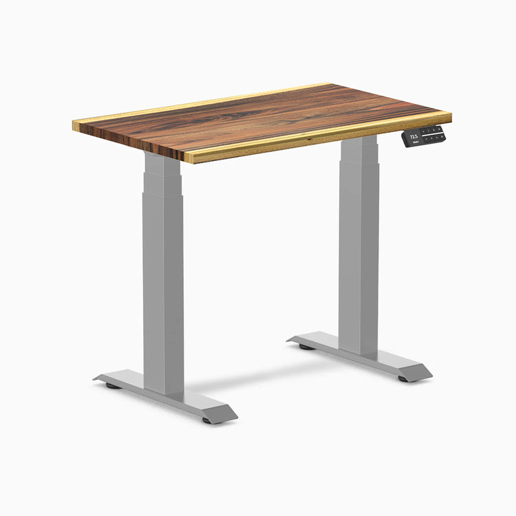 Desky Dual Mini Hardwood Sit Stand Desk