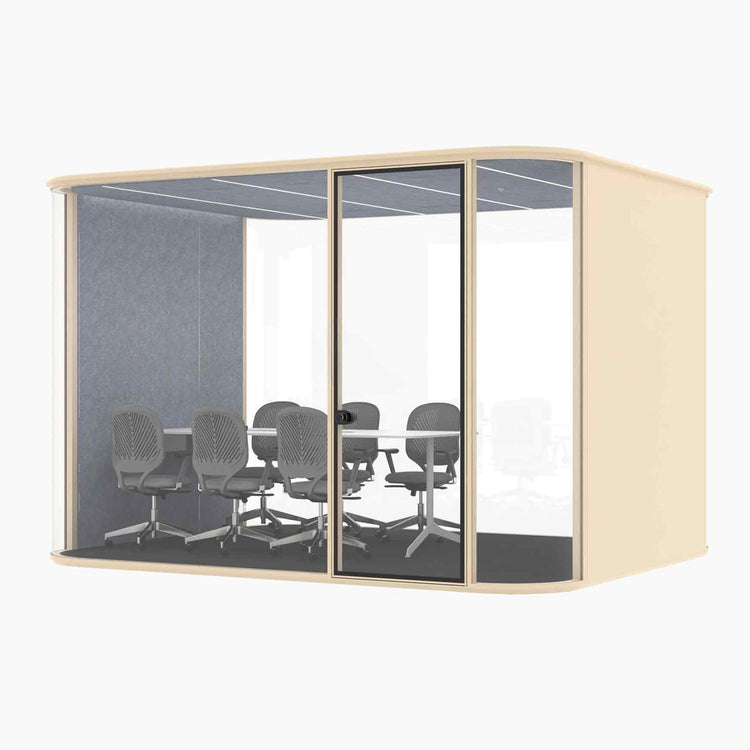 Arc Office Pod 6 Person Large Meeting Room Booth-Desky® Australia
