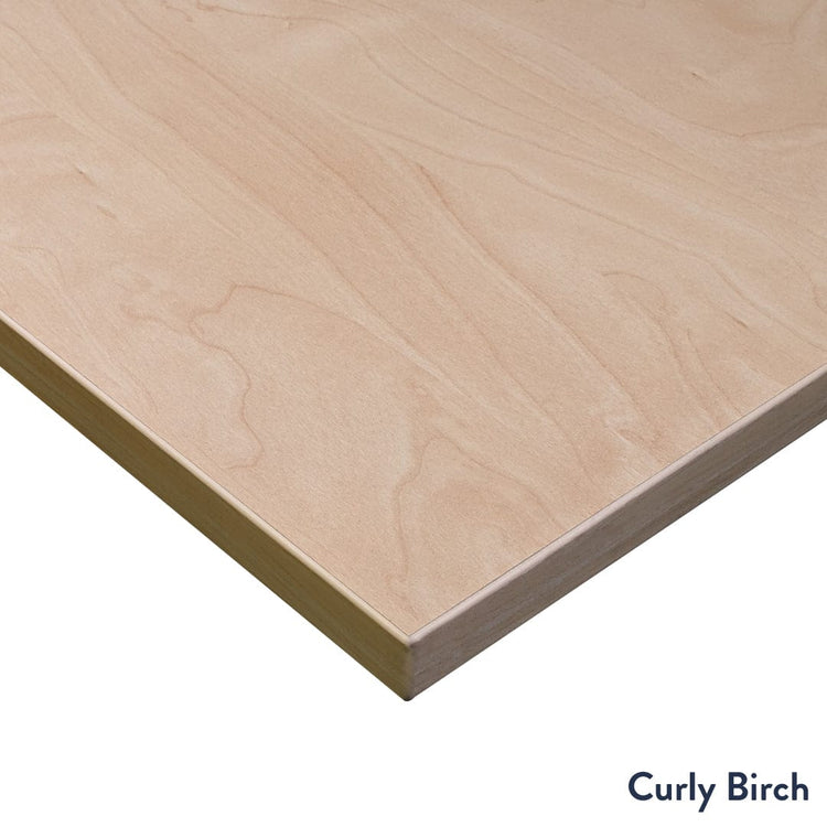 curly birch melamine desktop