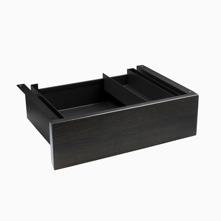 Almost Perfect Desky Minimal Under Desk Drawer - Dark Bamboo Black Frame