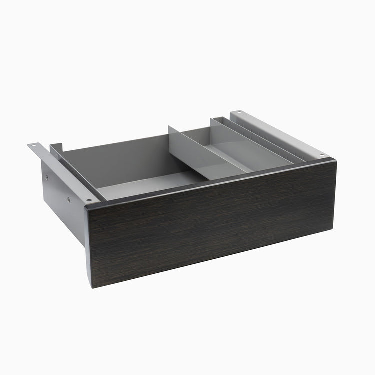 Almost Perfect Desky Minimal Under Desk Drawer - Dark Bamboo Grey Frame