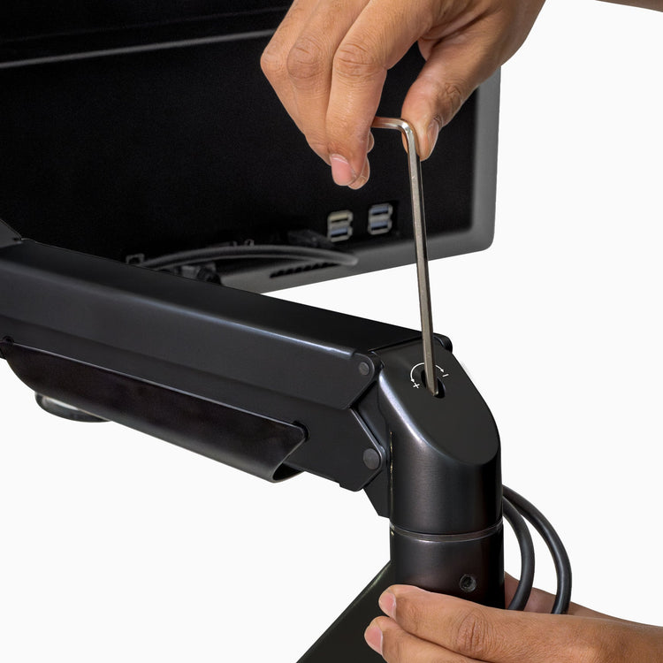 Desky Dual Monitor Arm-Monitor Arms-Desky-Black-Desky® Australia