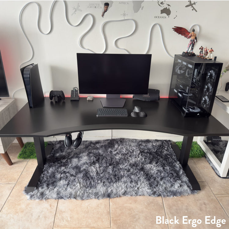 Almost Perfect Desky Dual Ergo Edge Sit Stand Desk-DeskyÂŽ Australia