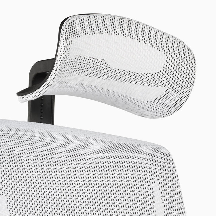 White tall ergonomic chair