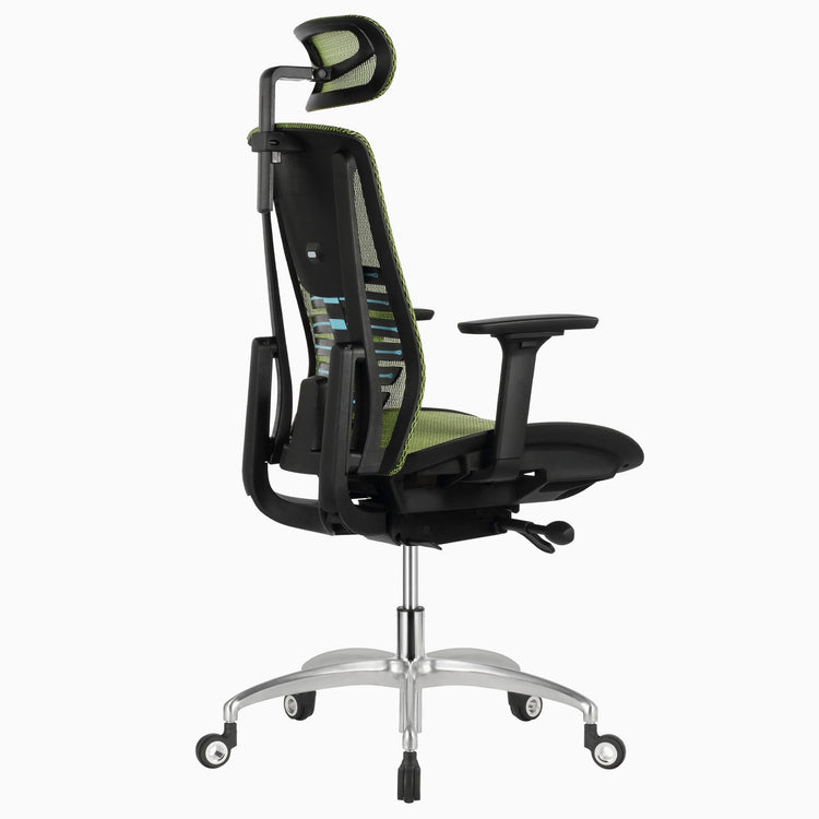 Green big and tall mesh office chair - Desky