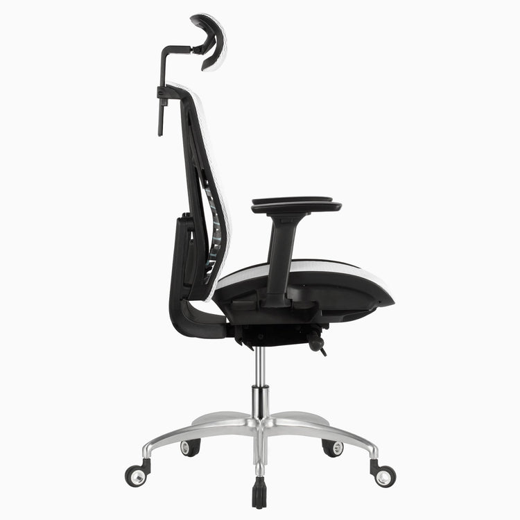 White big and tall high back office chair - Desky