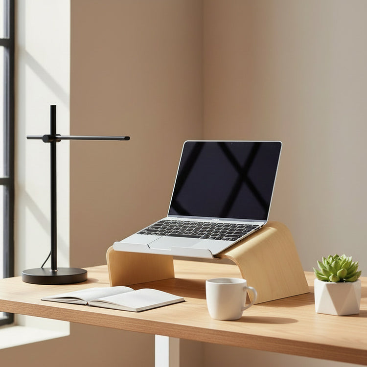Desky Premium Wooden Laptop Stand