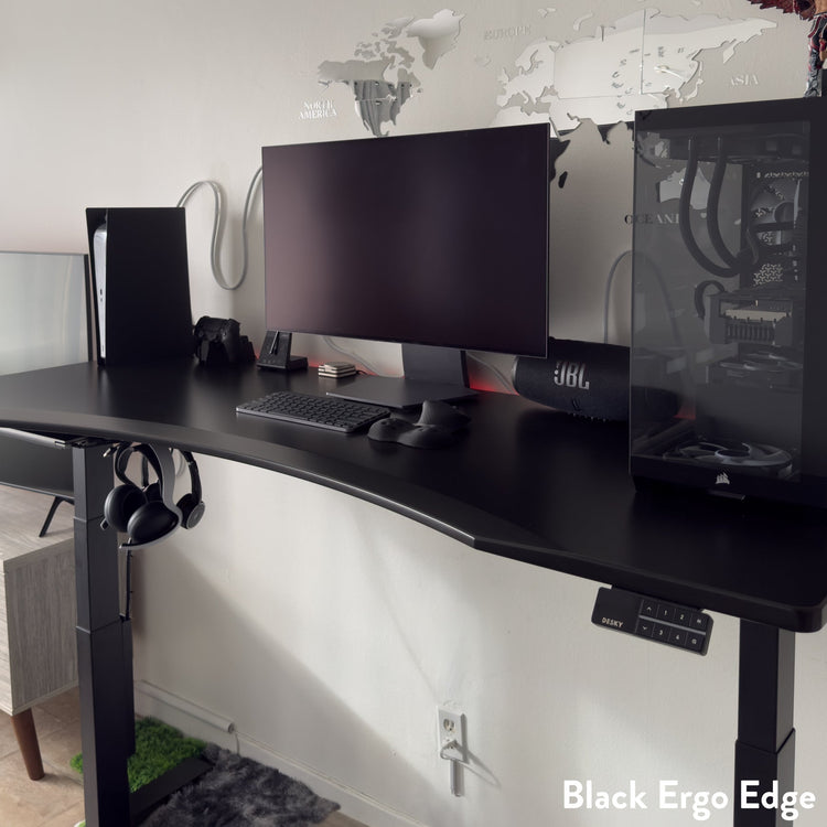 Desky Alpha Dual Sit Stand Gaming Desk-Desky® Australia