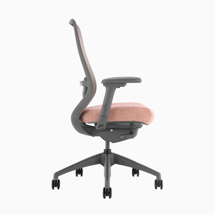 Coilflex chair in peach color with lumbar support