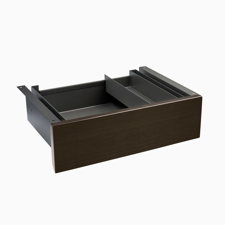 Desky Minimal Under Desk Drawer-Drawers-Desky-Dark Bamboo-Space Grey-Desky® Australia