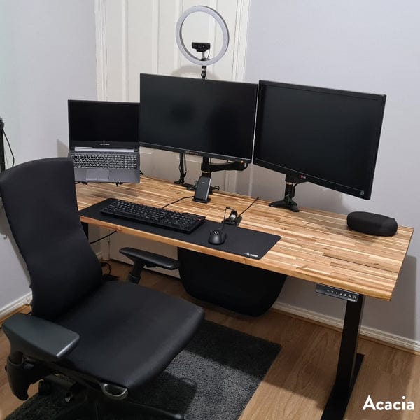 Sit Stand Desk Acacia - Desky