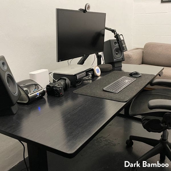 Dark Bamboo standing desk