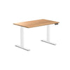 Almost Perfect Desky Dual Hardwood Sit Stand Desk-Red Oak Desky®