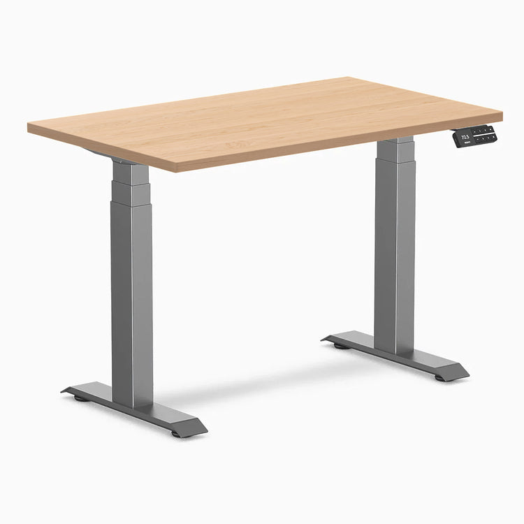 Desky Dual Mini Hardwood Sit Stand Desk
