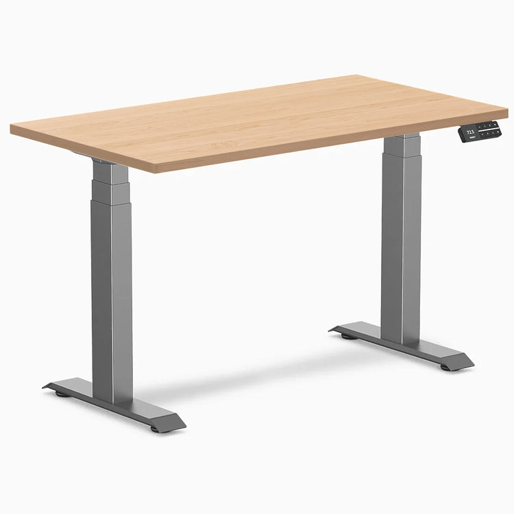 Desky Dual Mini Hardwood Sit Stand Desk