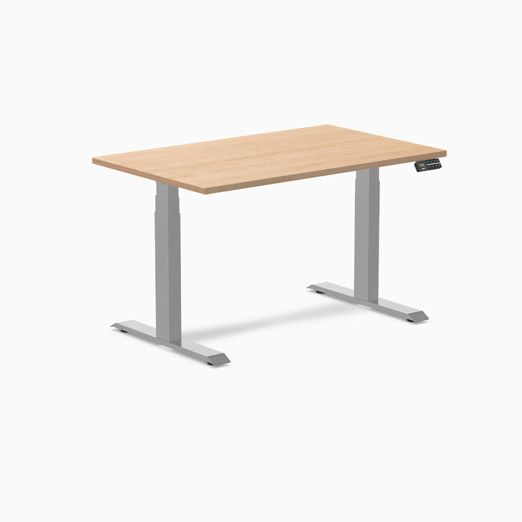 Desky Dual Hardwood Sit Stand Desk