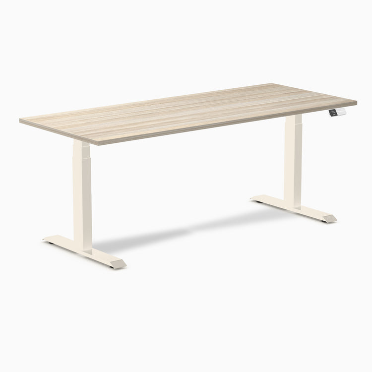 Desky Dual Melamine Sit Stand Desk