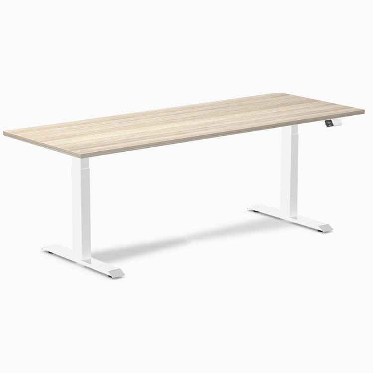 Almost Perfect Desky Dual Melamine Sit Stand Desk