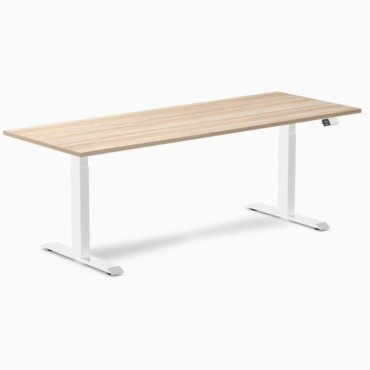 Desky Dual Melamine Sit Stand Desk