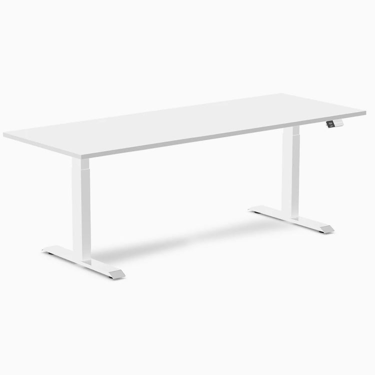 Almost Perfect Desky Dual Melamine Sit Stand Desk