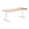 Almost Perfect Desky Dual Melamine Sit Stand Desk-Sublime Teak Desky®
