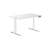 Almost Perfect Desky Dual Melamine Sit Stand Desk-White Desky®
