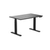 Almost Perfect Desky Dual Melamine Sit Stand Desk-Black Desky®