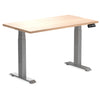 Desky Dual Mini Sit Stand Desk-Sublime Teak Desky®