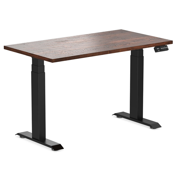 dual mini softwood height adjustable desk