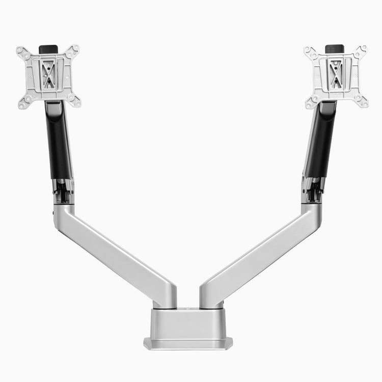 Desky adjustable dual monitor arm
