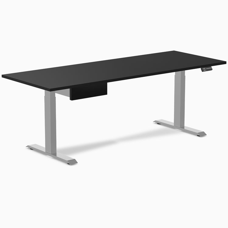 Desky Dual Melamine Standing Desk With Drawer