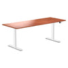Desky Dual Softwood Sit Stand Desk-Red Cedar Desky®