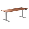 Almost Perfect Desky Dual Hardwood Sit Stand Desk-Walnut Desky®
